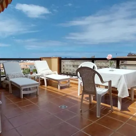 Big Ocean Terrace - Walk To Vistas & Golden Mile Лос Кристианос